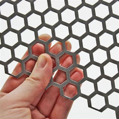 hexagon perforated metal sheet|hexagonal perforated metal.